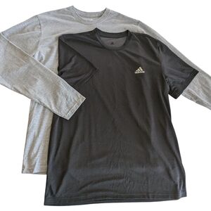 Adidas Set Of 2 T Shirts Size Large